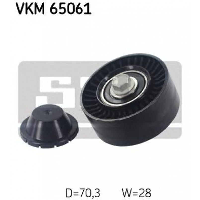 VKM 65061 SKF Ролик модуля натягувача ременя